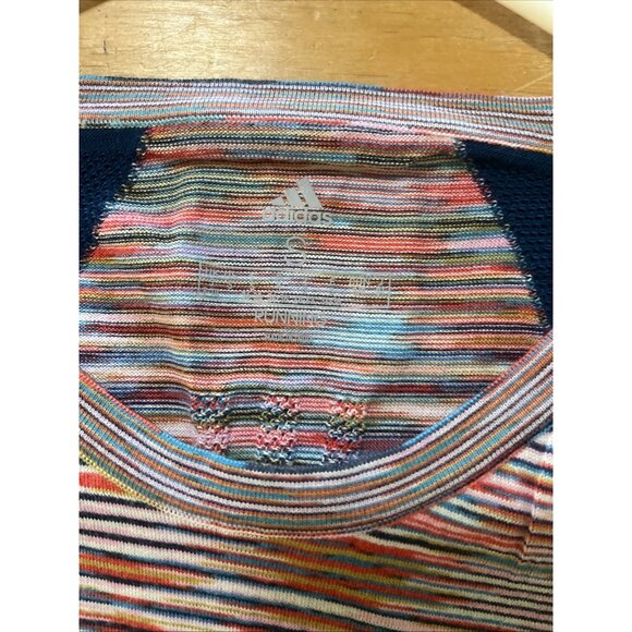 ADIDAS x MISSONI Multi-Colored PRIMEKNIT CRU RUNNING Tee T-Shirt Men’s Sz S - Picture 4 of 7